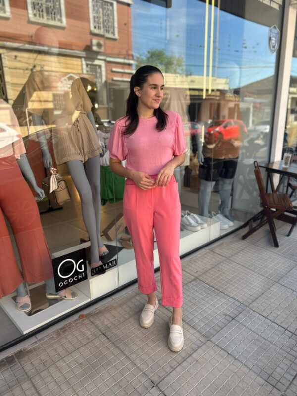 CALÇA ALFAIATARIA BIAMAR ROSA CHICLETE - Image 3