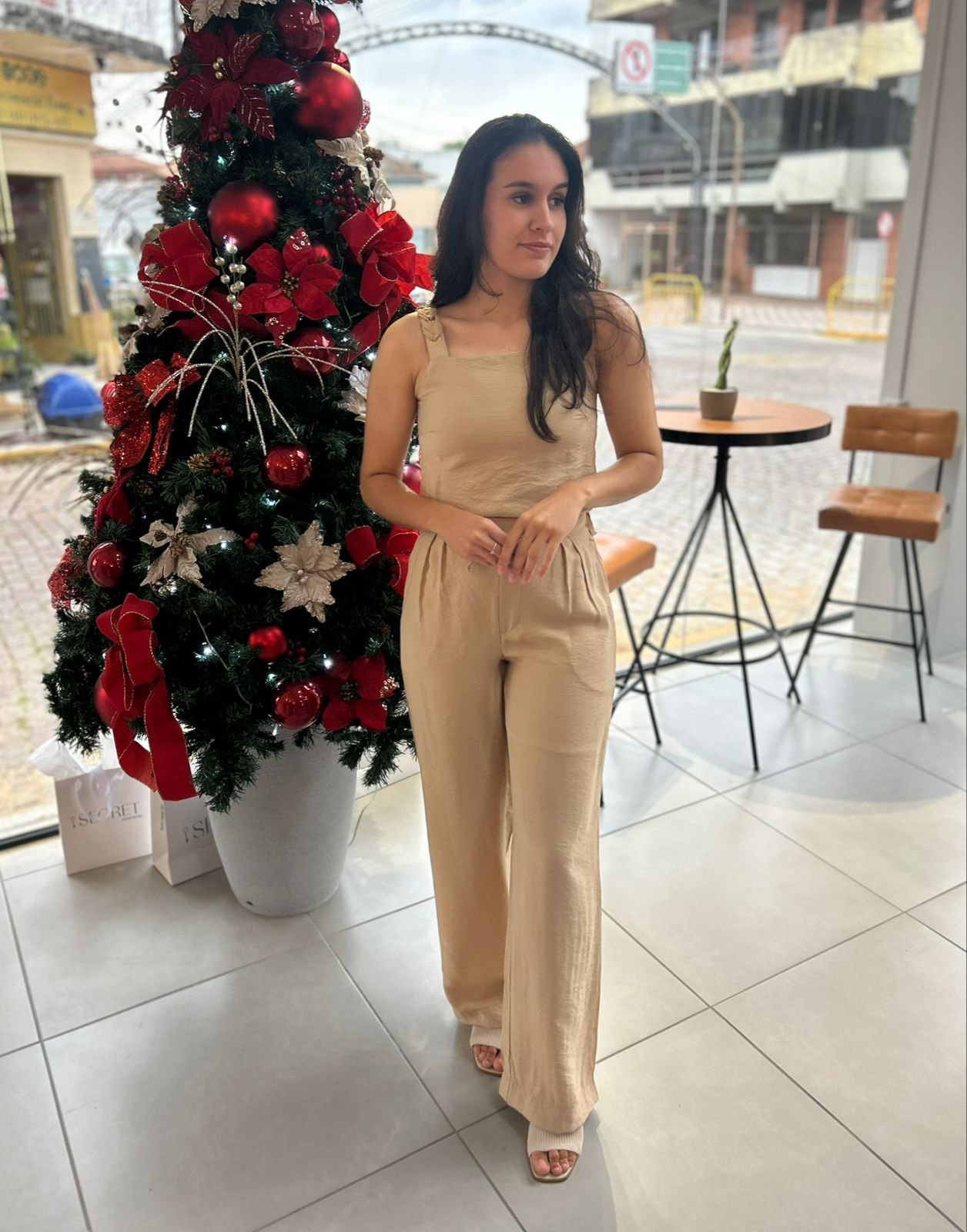 CONJUNTO ALFAIATARIA AMORA CAFÉ NUDE