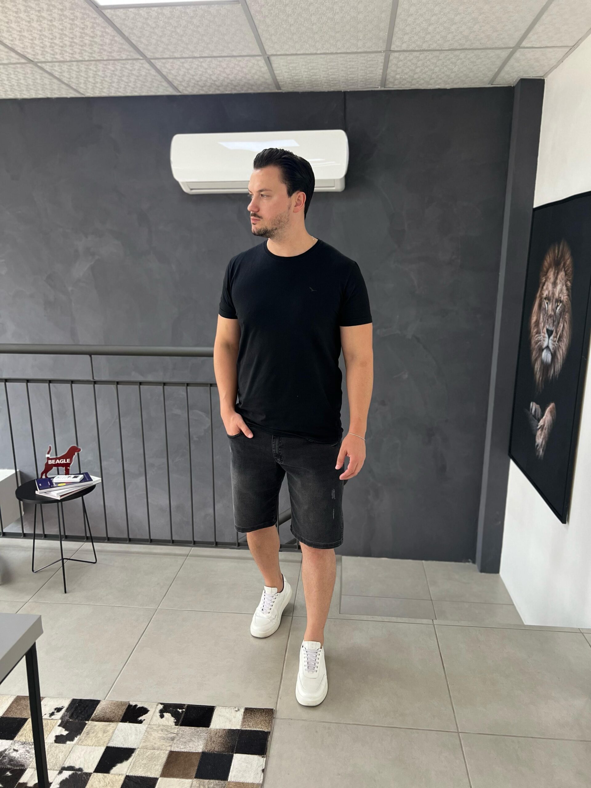 BERMUDA JEANS DESTONADA OG