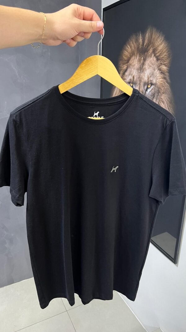CAMISETA ALGODÃO BEAGLE - PRETA
