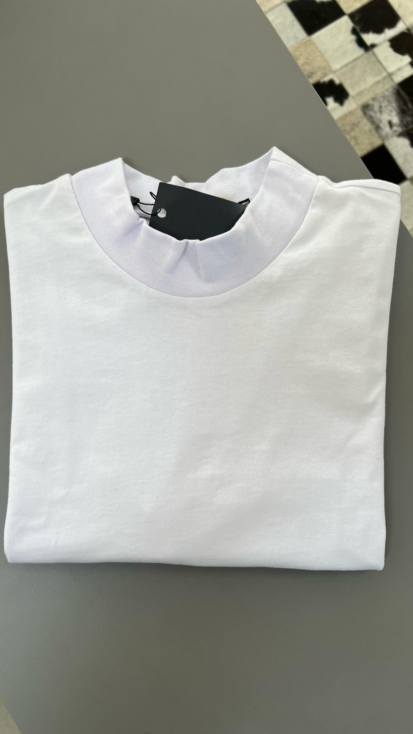 (PROMOÇÃO) CAMISETA ALGODÃO GOLA MÉDIA TB- BRANCA