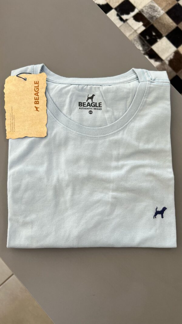 CAMISETA ALGODÃO BEAGLE - AZUL CLARO